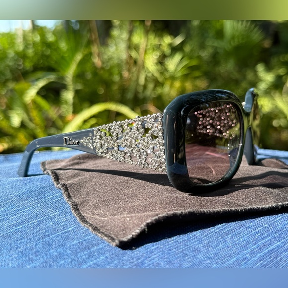 Christian Dior Delicacy Shanghai Exclusive Limited Edition Blue Sunglasses RARE - Picture 1 of 15